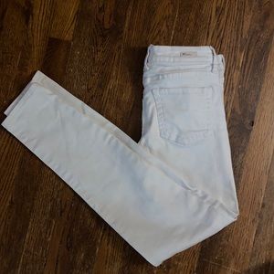 KUT Diana Skinny White Jeans